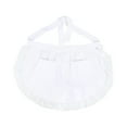 thumbnail image 1 of TELOLY Serving Apron Short Apron Cotton Storage for Small Items Women Roleplay 1Pcs white apron, 1 of 7