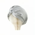 thumbnail image 1 of TELOLY Silk Bonnet for Sleeping,Skin-Friendly and Breathable for Extra Comfort Hair Bonnet for Sleeping,Contains 18 Types of Amino Acids Satin Bonnet,Gray1,OneSize, 1 of 4
