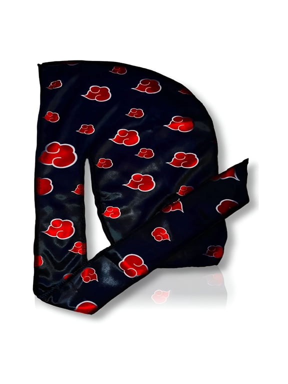 Silky 360 Waves Breathable Fabric Unisex Durag Silk, Silk Durag for Men, Black