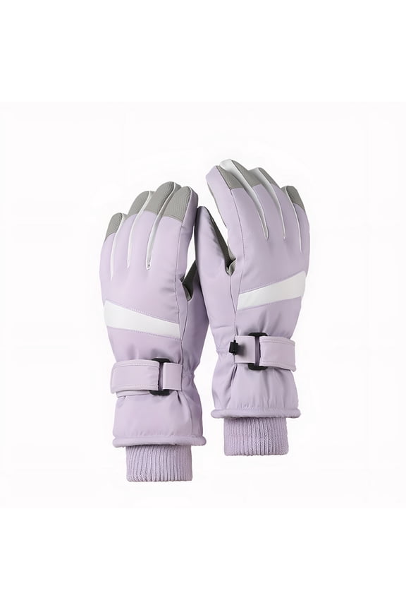 Ski Gloves Snow Gloves For Women Waterproof Snowboard Gloves Insulated Touchscreen Snowmobile Gloves For Cold Weather Windproof Warm Skiing Gloves With Pocket