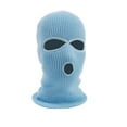 thumbnail image 1 of TELOLY Ski Mask,Comfortable Fit Ski Mask for Men,Fully Enclosed Design Full Face Mask,Triple Hole Sky Blue, 1 of 2