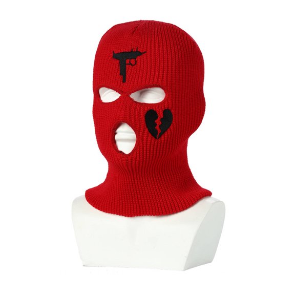 TELOLY Ski Mask,Protect Against Wind and Cold Ski Mask for Men,Enhance Outdoor Experience Full Face Mask,Bright Red