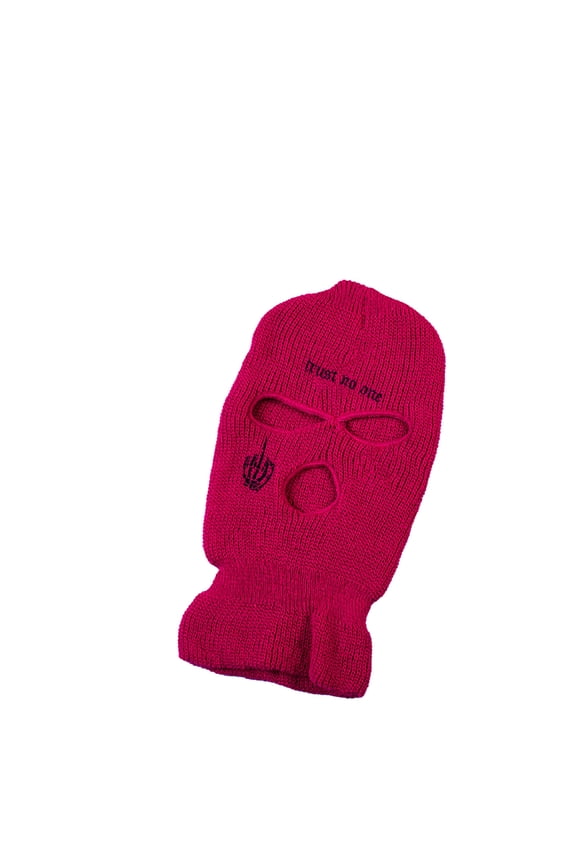 Ski Mask,Three-Hole Breathable Design Ski Mask for Men,Suitable for Carrying Around Full Face Mask,Bright Red