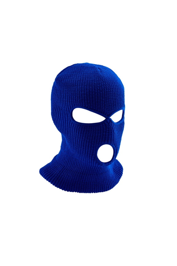 Ski Mask,Outdoor Activity Design Ski Mask for Men,Three-Hole Ventilation Full Face Mask,Royal Blue