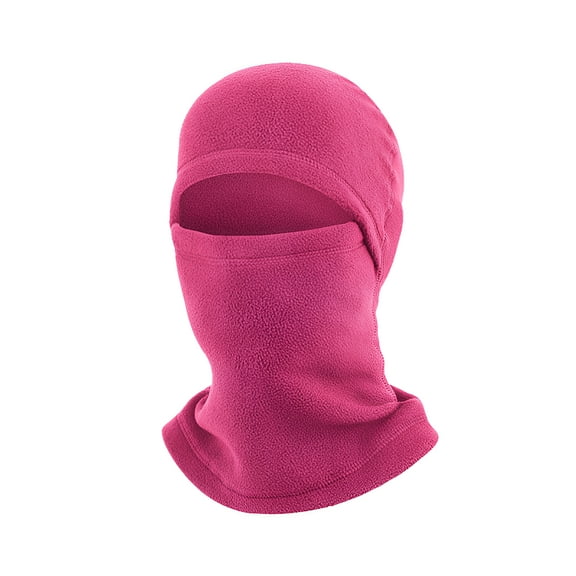 TELOLY Ski Mask Strong Stretch Face Mask for Cold Weather Quick Wear Thermal Ski Masks Red