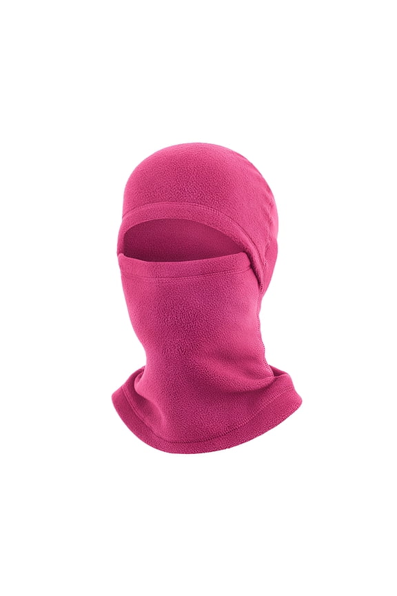 Ski Mask Strong Stretch Face Mask for Cold Weather Quick Wear Thermal Ski Masks Red
