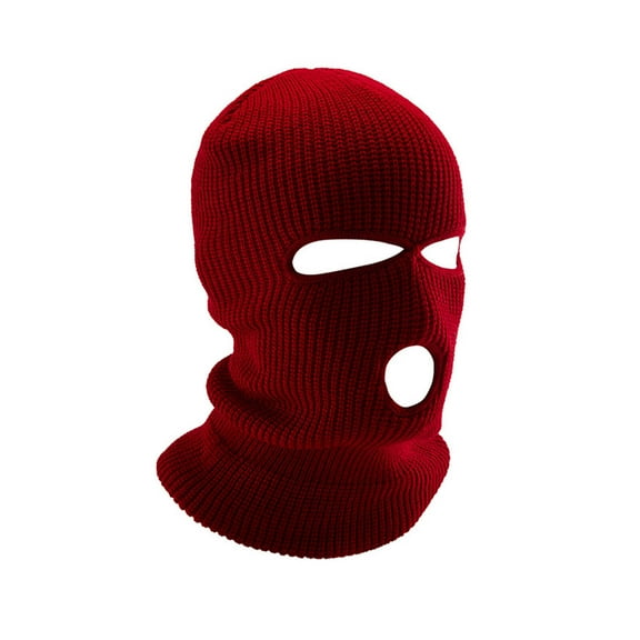 TELOLY Ski Mask,Suitable for Cold Winter Ski Mask for Men,Keep Head Warm Full Face Mask,Dark Red