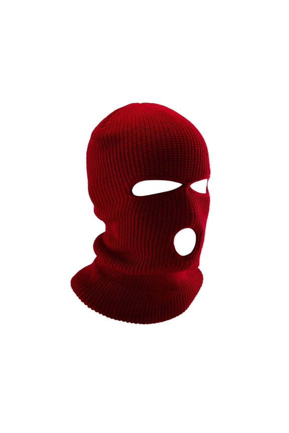 Ski Mask,Suitable for Cold Winter Ski Mask for Men,Keep Head Warm Full Face Mask,Dark Red