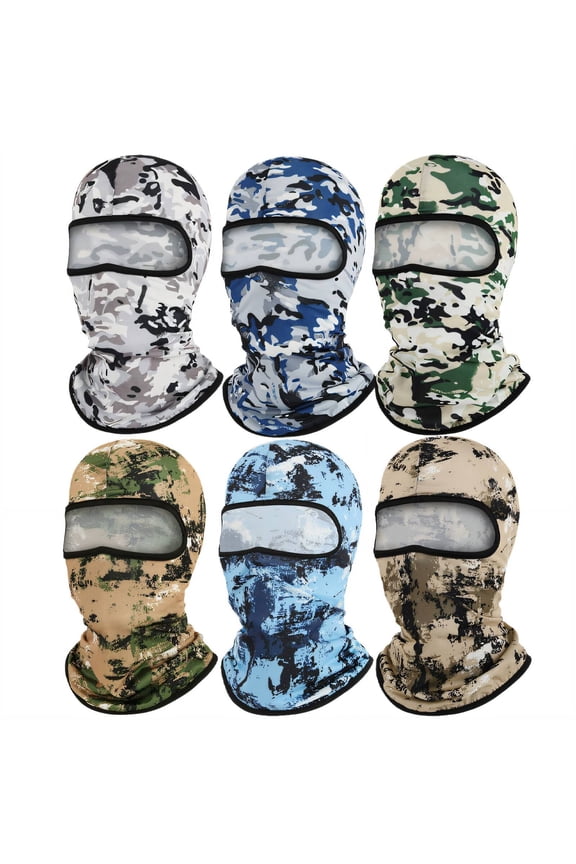 Ski Mask for Men,Breathable Fabric Face Mask for Men,Extended Neck Protection Ski Accessories,Brown