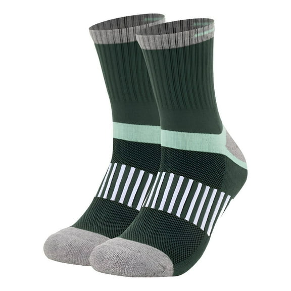 TELOLY Ski Socks,Quick-Dry Fabric Snowboard Socks,Moisture-Wicking Comfort Socks for Toddler Boys,Green
