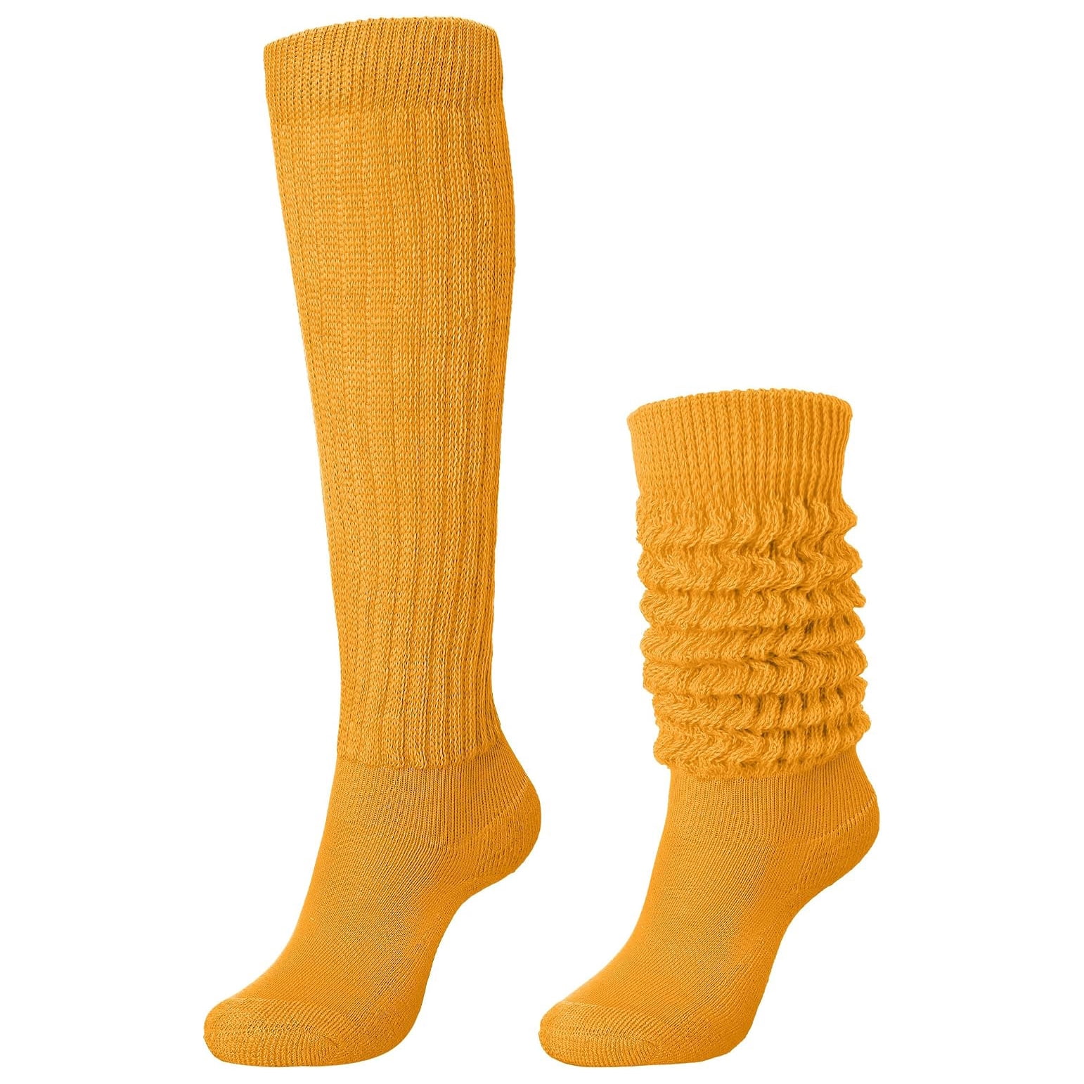 TELOLY Slouch Slouchy Sockspcs Knee High Scrunch 80S 90S Stacked Boot ...