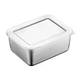 thumbnail image 1 of TELOLY Small Litter Box,Stainless Steel Material Stainless Steel Cat Litter Box,Even Heat Distribution Metal Litter Box,135*105*58CM, 1 of 3