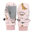 thumbnail image 1 of TELOLY Snow Gloves for Toddlers 1-3 Winter Outdoor Kids Boys Girls Snow Skating Snowboarding Windproof Warm Ski Snow Gloves for Children, 1 of 7