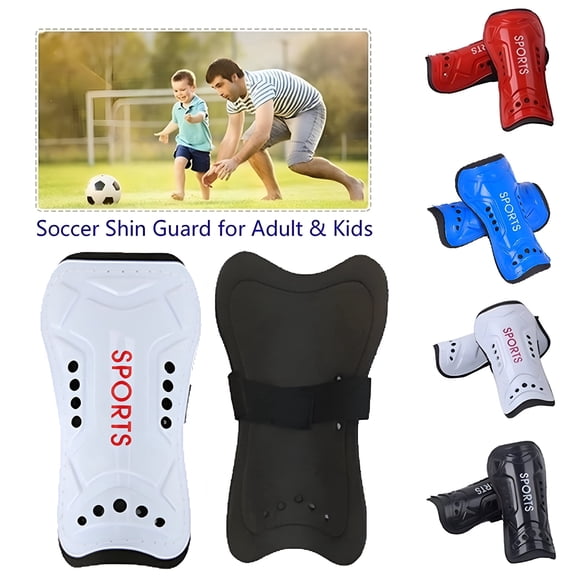 TELOLY Soccer Shin Guards for Youth and Kids Age 6-13, 1 Pair, Outdoor Football Ankle Protection Gear, Lightweight Breathable