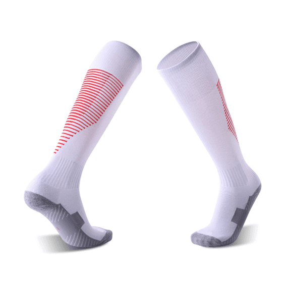 TELOLY Soccer Socks,Anti-Slip Toddler Soccer Socks with Thickened Cushioning,Comfortable Football Socks for Kids