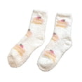 thumbnail image 1 of TELOLY Socks Reduce Friction Ankle Socks Machine Washable Lightweight and Fitted Fluffy Slippers,Style1, 1 of 2