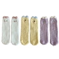 thumbnail image 1 of TELOLY Socks Soft Like A Cloud Relaxing Gifts for Women Fashion Accessory Unique Design Fuzzy Socks,Style5, 1 of 1