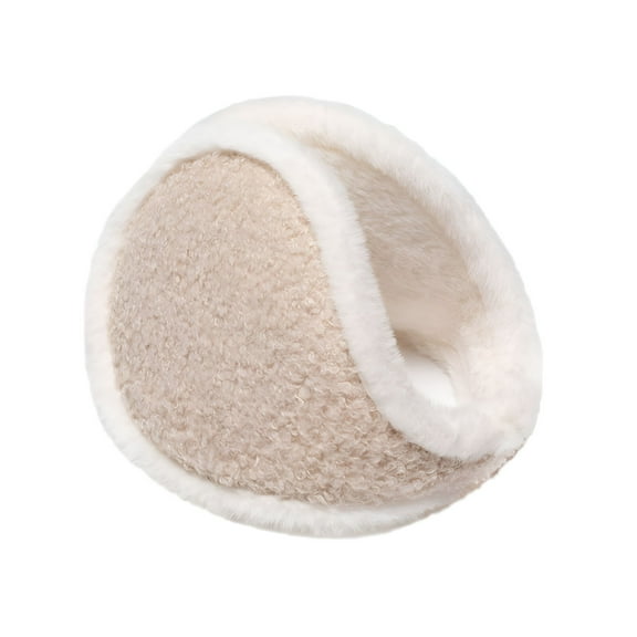 TELOLY Solid Color Ear Muffs for Winter Women Girls Fleece Ear Warmers Cute Winter Warm Earmuffs for Cold Winters Behind the Head Earmuffs for Outdoor