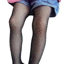 19 Colors Kids Girl's Fishnet Tights Rhinestone Glitter Stockings