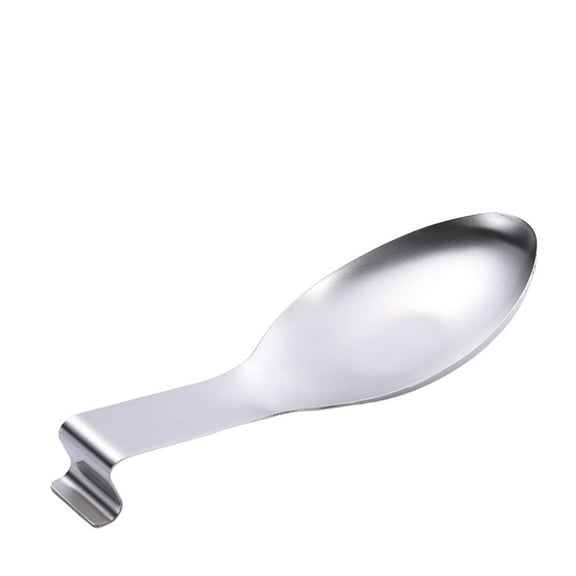 TELOLY Spoon Rest for Kitchen Counter,Food Tongs and Ladle Rest Gold Kitchen Accessories,Hot Pot Ladle Tray Spoon Rest,Shape1