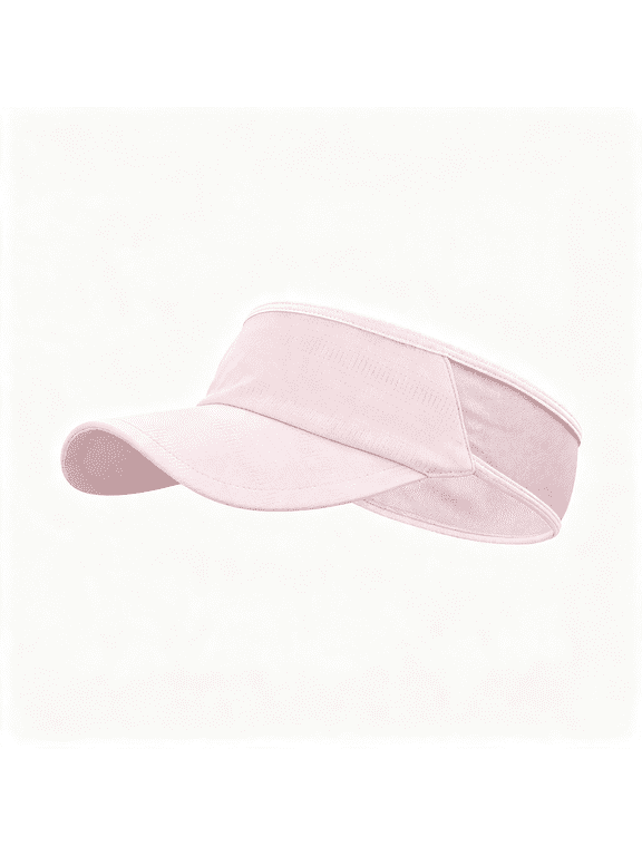 Sports Sun Visor Women Men, Cooling Stretchy Visor Hats Summer Packable Ponytail Sun Hat for Running, Golf, Tennis, Breathable Womens Sun Visor