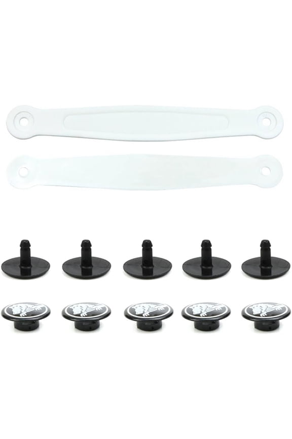 Strap Replacement Parts for Men Women, Durable Replacement Straps for Clogs with Built-in Charm Holder and Bonus Rivets, Easy Repair Strap for Beach Shoes, Sandals