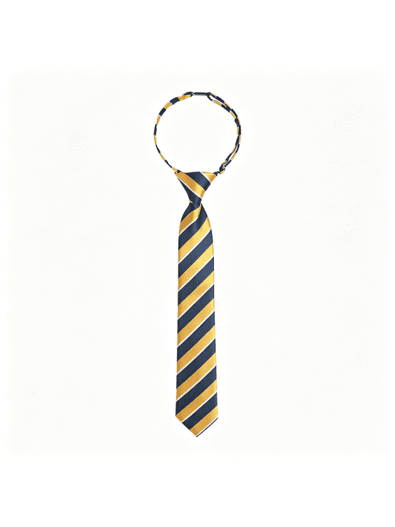 Striped Ties for Boys, Pre-Tied Kids Ties Boy Clip on Tie, Adjustable Toddler Tie for School Uniforms Wedding Classic Striped Ties