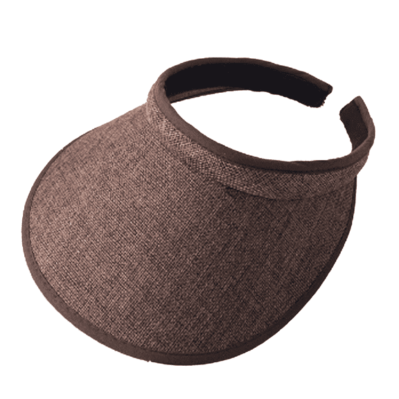 TELOLY Sun Hat Beach Sun Protection Hat with Large Brim Sun Hats for Women Women Summer Korean Style All-Match Empty Top Hat Beach Hat,Coffee