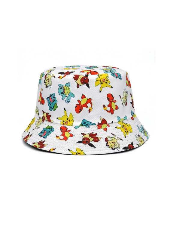 Sun Hat Cartoon Pattern Bucket Hat Short Brim Sun Hats for Women,Style 3