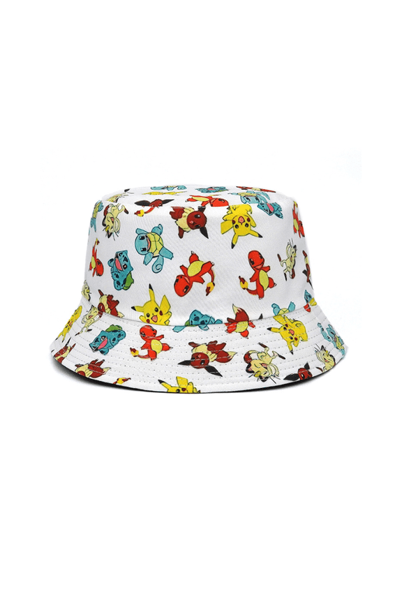 Sun Hat Cartoon Pattern Bucket Hat Short Brim Sun Hats for Women,Style 3
