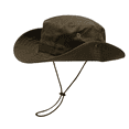 thumbnail image 1 of TELOLY Sun Hat Men'S and Women'S Solid Color Large Brim Hats Bucket Hat Summer Breathable Foldable Dome Mens Hat,Army Green, 1 of 2