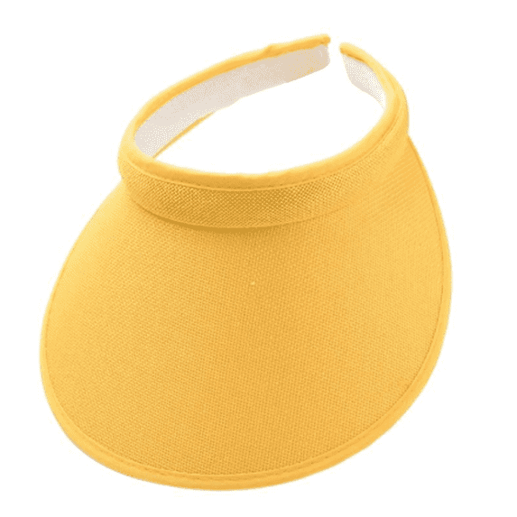TELOLY Sun Hat Solid Color Fashionable Simple and Versatile Fedora Hats for Men Summer Wide Brim Headband Style Women'S Hollow Hat Beach Hat,Yellow