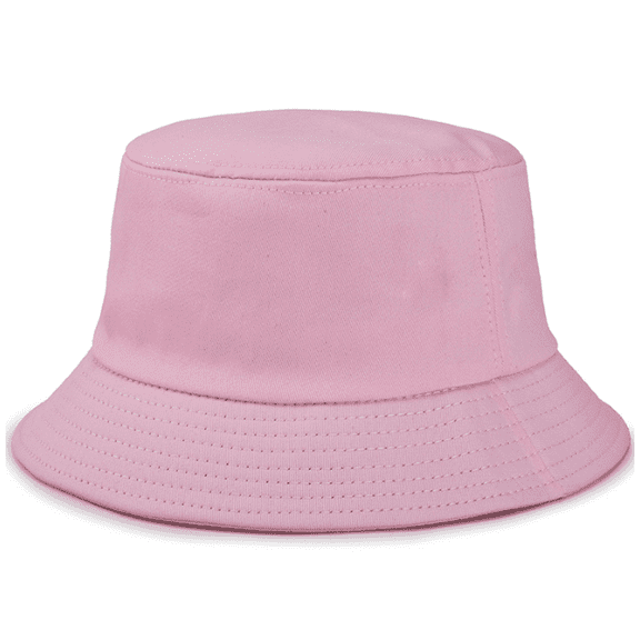 TELOLY Sun Hat Spring and Summer Solid Color Bucket Hat Simple Short Brim Hat Bucket Hats for Woman,Pink
