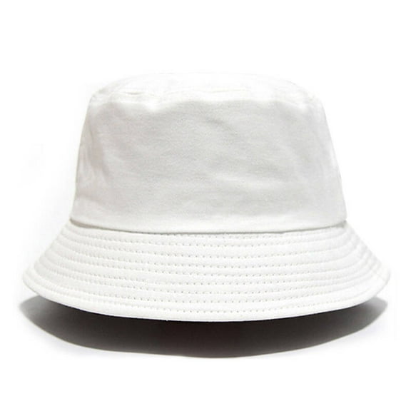 TELOLY Sun Hat Sun Protection Large Brim Hat Bucket Hats for Woman Casual and Simple for All Seasons Sun Hats for Women,White