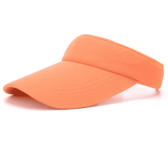 TELOLY Sun Hat Women Summer Extended Brim Hat for Outdoor Sports Hats Solid Color Adjustable Size Fedora Hats for Men,Orange