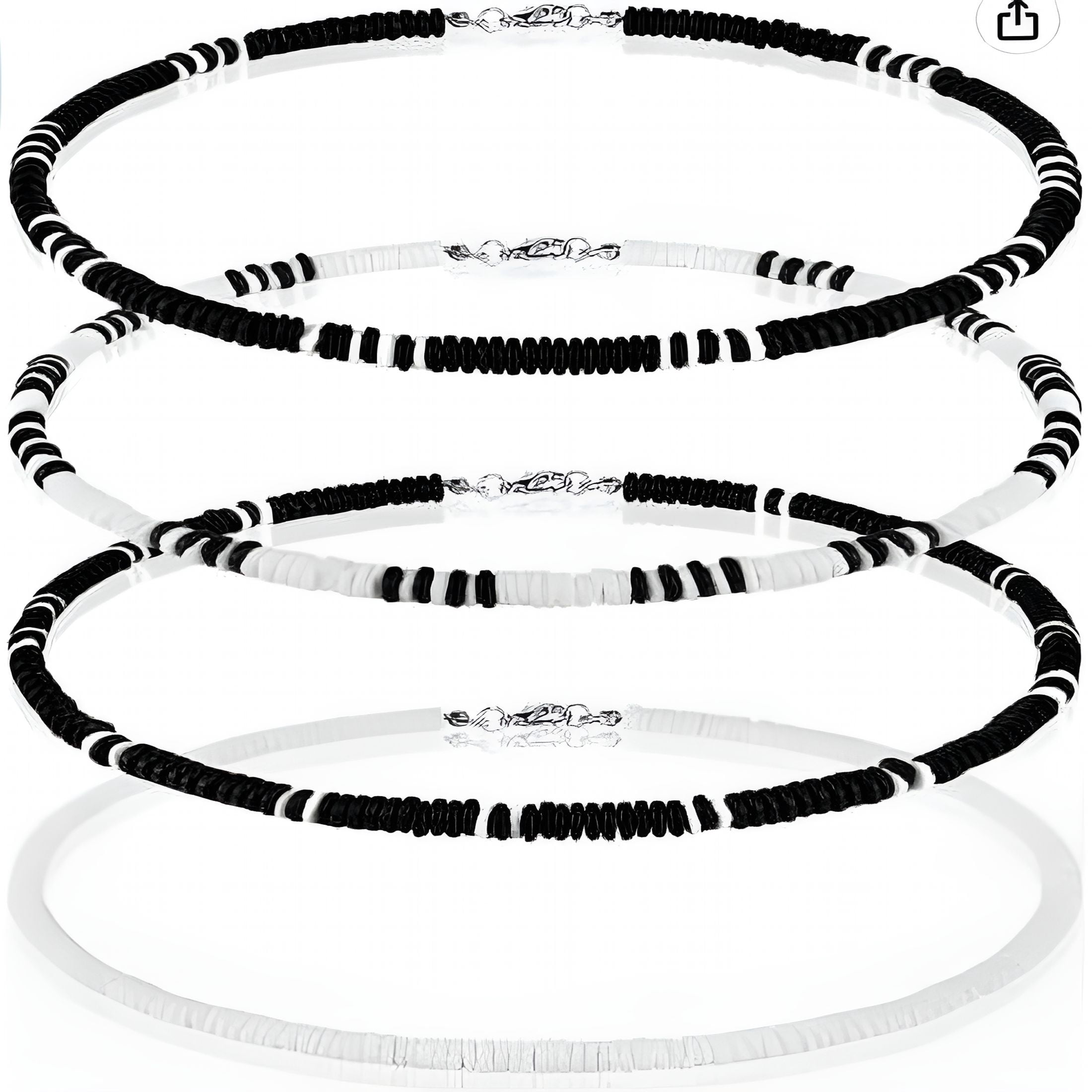 TELOLY Surfer Necklace for Men Puka Shell Necklace Men Sea Shell ...
