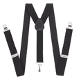 thumbnail image 1 of TELOLY Suspenders for Men Flexible Mens Suspenders Adapt to Different Body Types Wear-Resistant Suspenders,Black, 1 of 2