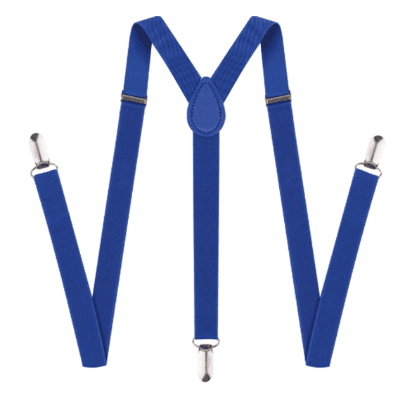 TELOLY Suspenders for Men Flexible Mens Suspenders Adapt to Different Body Types Wear-Resistant Suspenders,Light Blue