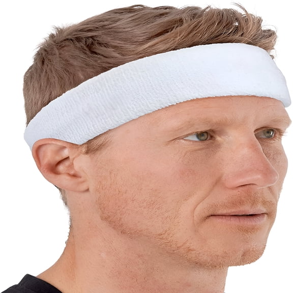 TELOLY Sweat bands - Sweatbands for Men & Women - Terry Cloth Sweat Bands for Tennis, Basketball, Football, Exercise, Working Out, Gymnastics, Running, Sports - Athletic Stretchy & Soft Cotton