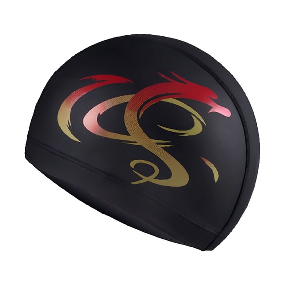 TELOLY Swimming Anniversary Friend Swimming Cap Breathable Comfortable PU Coated Products Male and Female Adults Oversized