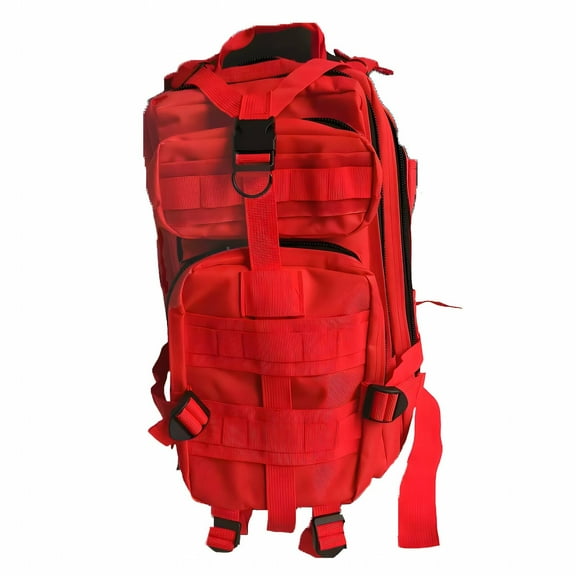 TELOLY Tactical Backpack Effortlessly Light Hunting Backpack Expansive Storage Multi-Length Adjustable Straps Tactical Bag Style5 Red