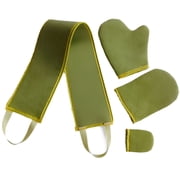 TELOLY Tanning Mitt, Self Tanning Mitt,Quick-Drying Feature Tanning Mit,Green