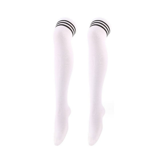 TELOLY Thigh High Socks,Combed Cotton Long Socks for Women,Moisture-Wicking and Breathable Knee High Socks