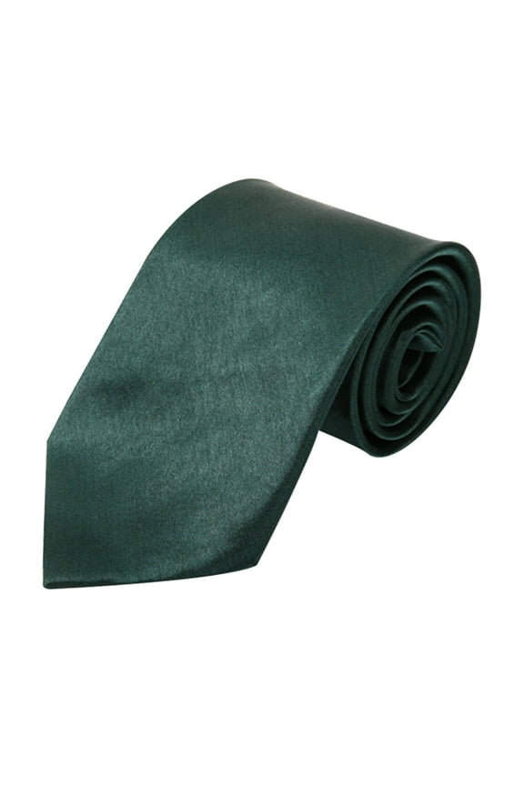 Tie 8cm Width Fits Both Modern and Traditional Styles Black Tie Dark Green