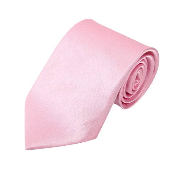 TELOLY Tie Great for Groomsmen,Office Teams,Or Formal Events Ties for Men Pink