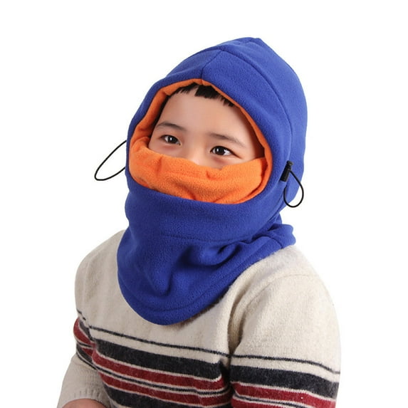TELOLY Toddler Hat,Double Sided Fleece Design Baby Beanie,Thickened Dense Villus Baby Hats,Royal Blue