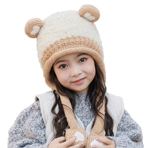 TELOLY Toddler Hat,Snug Baby Hats,Stylish Newborn Hats,Beige