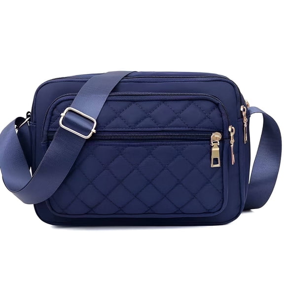 TELOLY Travel Crossbody Bags for Women,Mini Design Nylon Crossbody Bags for Women,Compact and Portable Crossbody Bags for Women Travel,Blue