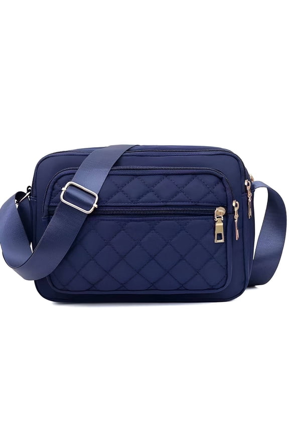 Travel Crossbody Bags for Women,Mini Design Nylon Crossbody Bags for Women,Compact and Portable Crossbody Bags for Women Travel,Blue