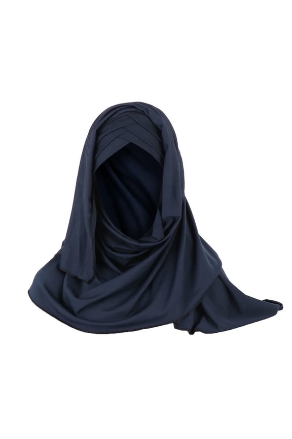 Turbans for Women, Hijab Scarf for Women, Scarf, Muslim Dresses for Women, Navy One Size